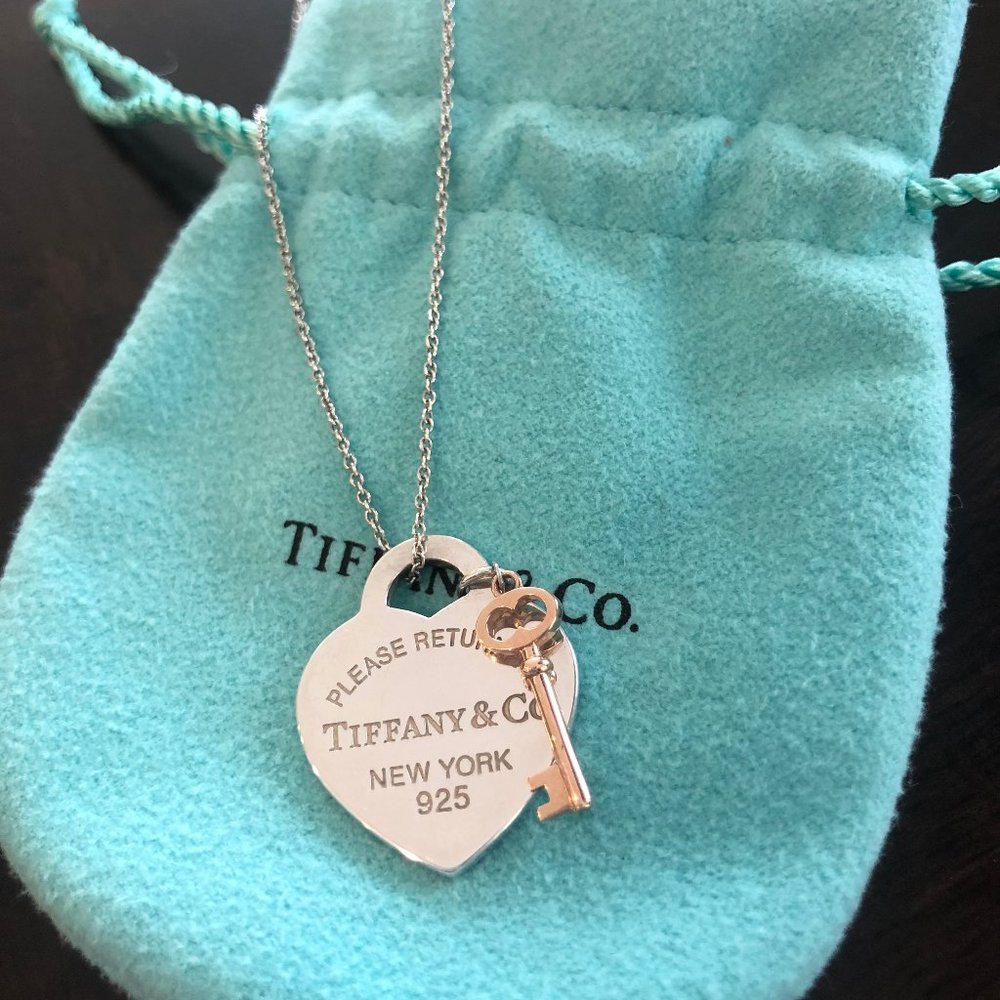 Heart and Key Tiffany & Co. Necklace